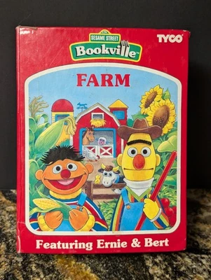 Vintage Sesame Street Farm Activity Box Book 1994 Jim Henson Extremamente Raro *** - Imagem 1 de 4