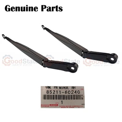 Genuine Toyota LandCruiser 200 Series VDJ UZJ Front RH & LH Windscreen Wiper Arm - Image 1 of 4