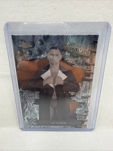 2025 TOPPS CHROME WWE CACTUS JACK WRESTLEMANIA GUNTHER #15 - Foto 1 di 2