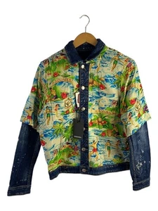 DSQUARED2 G jacket 46 cotton multicolor print S71AM0909 Used - Picture 1 of 5