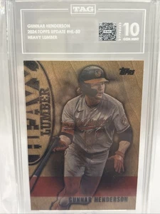 2024 Topps Update Series - Heavy Lumber Gunnar Henderson #HL-50 TAG 10 - Picture 1 of 2
