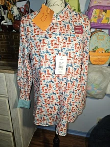 Camicia donna Ariat Western maniche lunghe bianca con stivali sopra nuova con etichetta taglia Xlarge - Foto 1 di 14