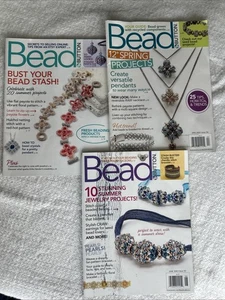Lot Of 3 Bead & Button Magazine 2020 Spring Summer Jewelry Art How-to Patterns - Bild 1 von 4