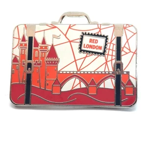 Red London Suitcase Pin Owlcrate Series 1 #1 of 12 Travel Souvenir Tourist - Picture 1 of 3