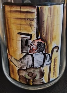 🍺 Glas Krug mit künstlerisch hervorragend handgemalten erotischen Bildern - Bild 1 von 6