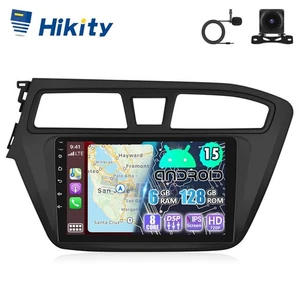 Radio 8 núcleos 6+128 GB CarPlay 9" Android 15 para Hyundai i20 GB 2015-2017 RDS Navi - Imagen 1 de 16