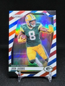 Josh Jacobs 2024 Panini Prizm Fútbol Rojo Blanco y Azul Prizm #102 Packers - Imagen 1 de 2