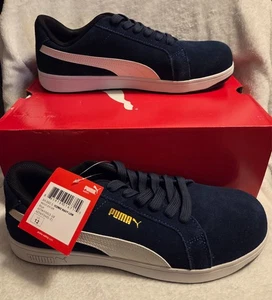 Nuevos zapatos de seguridad Puma Iconic con puntera compuesta - azul marino para hombre talla 12 - Imagen 1 de 5