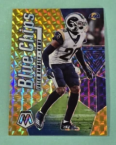 2020 Panini Mosaic JALEN RAMSEY Gold Prizm #/10 Blue Chips #BC6 LA Rams - Picture 1 of 2