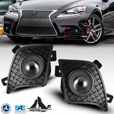 for 2014-2016 Lexus IS250 IS350 F-Sport Projector Fog Lights Kit Switch+Harness - Image 1 of 4