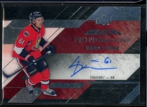 2015-16 UD Black Pro Penmanship #PENMS Mark Stone - Picture 1 of 2
