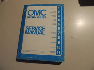 1976 Werkstatthandbuch Bootsmotor OMC 120 140 165 175 190 225 235 HP PS  manual - Bild 1 von 11