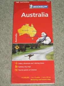 Michelin National Map sheet 785 Australia - 2012 - Scale 1:4,500,000 - Picture 1 of 2