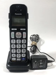 Panasonic KX-TGEA20 Cordless Phone Handset Extension Black With PNLC1050 Base 9K - Zdjęcie 1 z 7