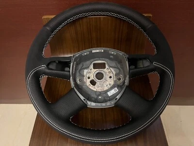 2009 - 2012 AUDI A4 B8 2.0T QUATTRO РУЛЕВОЕ КОЛЕСО КОЖИ ALCANTARA ЗАКАЗ OEM - Изображение 1 из 4