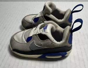 Nike Max 90 Baby Unisex Schuhe Größe 4c Junge/Mädchen blau weiß grau - Bild 1 von 4