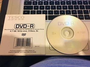 New Tesco DVD-R 4.7Gb 1-8x speed discs x6 - Picture 1 of 1