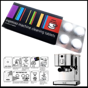 BREVILLE Espresso Coffee Machine Cleaning Tablets Cleaner Cafetto Cino Cleano - Picture 1 of 12