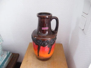 FAT LAVA -SCHEURICH- VASE - .70 iger JAHRE - DESIGN. - Bild 1 von 4