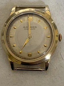 Feine Movado Tempomatic 14K Gold Filled Herren Automatik Vintage Uhr Fancy Dial - Bild 1 von 6