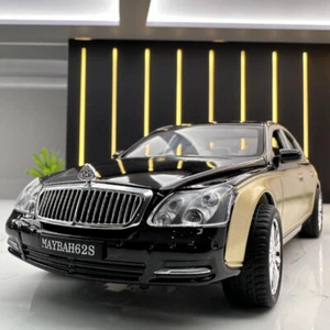 Alloy Car Model 1:24 Maybach 62S Business Sedan with Sound and Light Ornaments - Picture 1 of 10