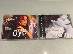 Gloria Estefan - 2 CD Singles - I See Your Smile 1993 & Oye 1998 Sony Music - Picture 1 of 5