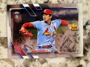 2021 Topps Cromado Ben Baller edición tarjeta St Louis Cardinals Kwang-Hyun Kim #153 - Imagen 1 de 1