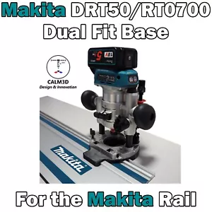 Base de enrutador Makita DRT50 de doble ajuste para riel Makita - INC P&P - Imagen 1 de 14