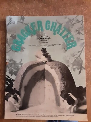 Vintage Nabisco Cracker Chatter 1969 Summer Recipe Magazine / Pamphlet - Image 1 of 4