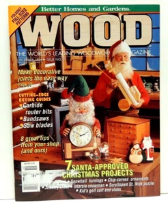 Revista WOOD Carpintería Magaine Diciembre 1994 - Muchos Proyectos de Navidad - Imagen 1 de 5