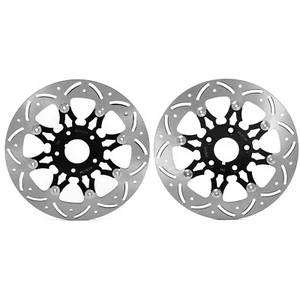 Floating 11.5 Front Rear Brake Rotors for Harley Softail FLSTS FLST FLSTN 87-99 - Picture 1 of 9
