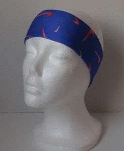 Nike Fury Headband 2.0 Printed Girl Unisex Game Royal/University Red/White - Picture 1 of 4