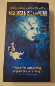The Saddest Music in the World VHS Video Tape Isabella Rossellini Guy Maddin - Foto 1 di 6