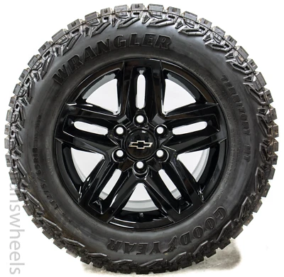 4 New Chevy Silverado Factory Replica Trail Boss 18" Wheels Rims MT Tires 5911 - Image 1 of 2