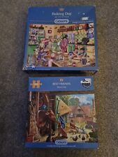 2 X 500 Piece Jigsaw Puzzles Gibsons