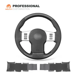 MEWANT Custom Real Leather Suede Steering Cover for Nissan Frontier Pathfinder - Bild 1 von 9
