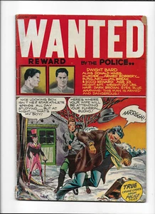 WANTED COMICS #11 [1948 VG+] "THE TWIN KILLERS" - Picture 1 of 2