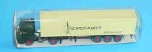 Semirremolque fibra norte MERCEDES BENZ 1626 // Wiking 24542 // vía H0 - Imagen 1 de 6