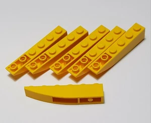 6x Lego® Classic City Dachstein gebogen 6 x 1 Invertiert 42023 gelb 4160408 - Picture 1 of 2