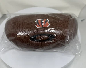 New Oakley NFL Cincinnati Bengals Sunglasses Clamshell Hard Case NWT - Picture 1 of 4