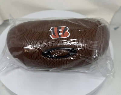 全新 Oakley NFL 辛辛那提孟加拉虎太阳镜 翻盖式 硬质保护壳 全新带标签 — 第 1/4 张图片