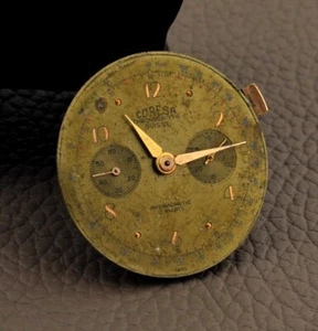 Venüs 188 Coresa Chronograph Armbanduhren Uhrwerk Zifferblatt 35mm - Bild 1 von 8