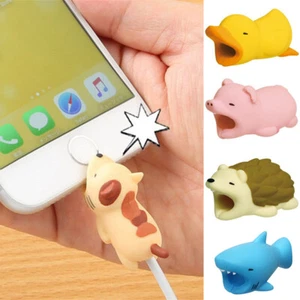 Charger Protector Cartoon Animal Charger Protector Accessories Bite Cable Phone - Picture 1 of 27