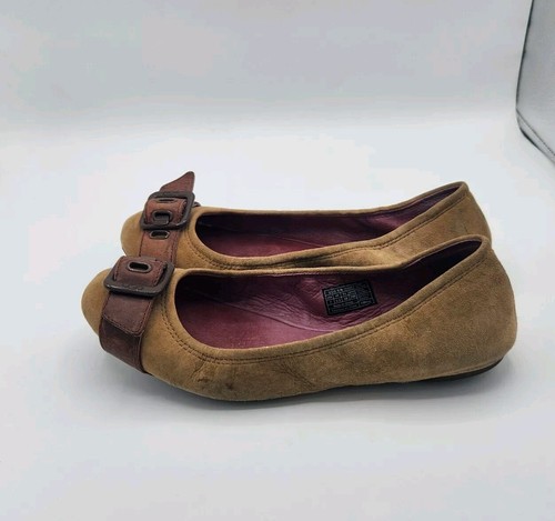 Flats da donna Ugg Kellis marrone chiaro in pelle taglia 7