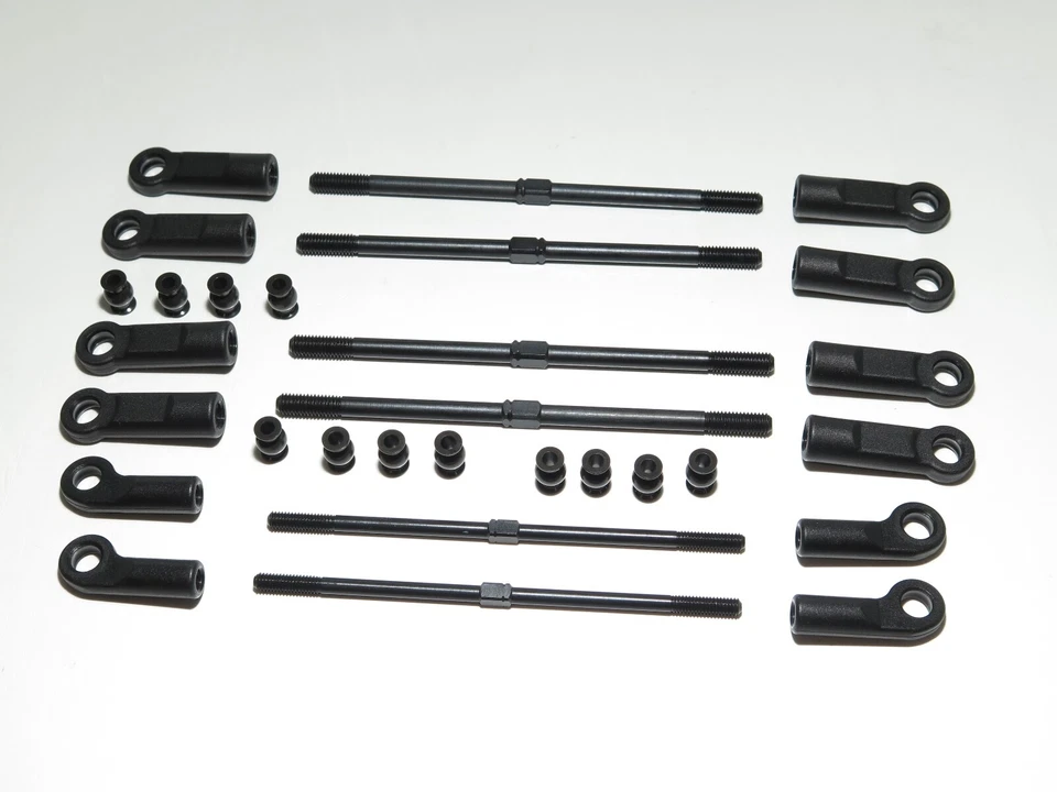 TKR9400 TEKNO NT48 2.0 TRUGGY FRONT AND REAR TURNBUCKLE SET - Image 1 of 1
