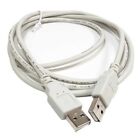 6 FT 6Feet 2 meter USB 2.0 A Male to A Male plug PC- PC Web camera Cable Beige