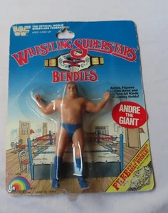 WWF Wrestling Superstar Bendies Andre the Giant by LJN in 1985 - Picture 1 of 9