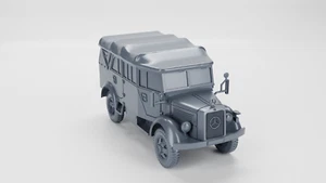 Mercedes L1500A Personnel Carrier - WWII - German Army - wargame3d - 28mm Scale - Picture 1 of 5
