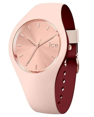 Ice-Watch ICE 016985 Duo chic Nude Medium Damenuhr neu Silikon nude beige K1 - Bild 1 von 3