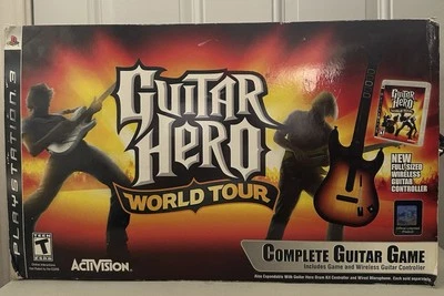 PS3 Guitar Hero World Tour Sunburst Wireless Guitar - Red Octane - Image 1 of 3